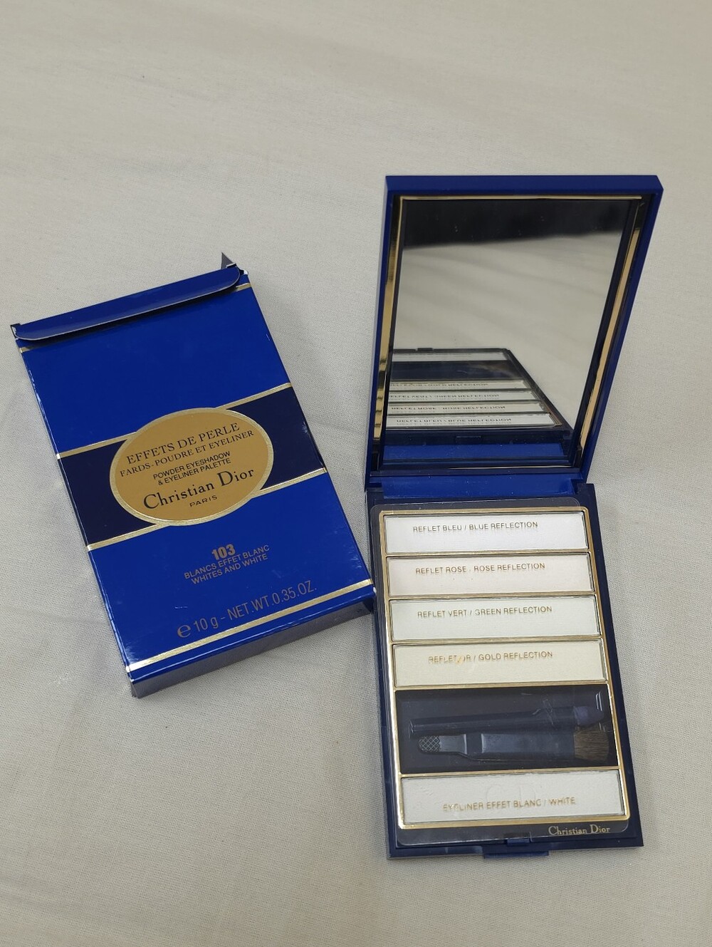 Christian dior vintage 1990s eye palette Effets De Perle 103 Blancs effet blanc